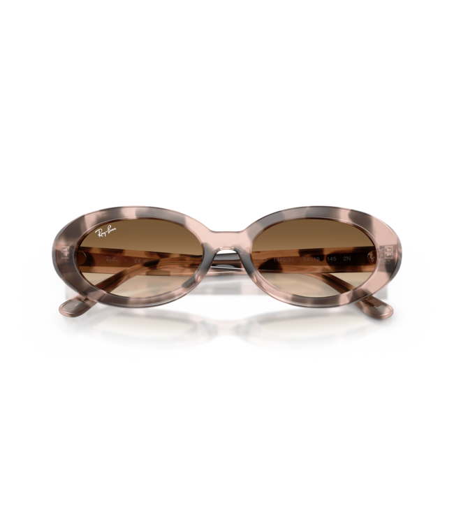 RAY-BAN RB2223 SUNGLASSES POLISHED HAVANA w/ DARK GREY