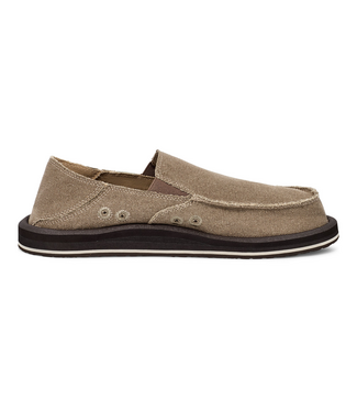SANUK SANUK MENS DONNY HEMP LOAFER BROWN