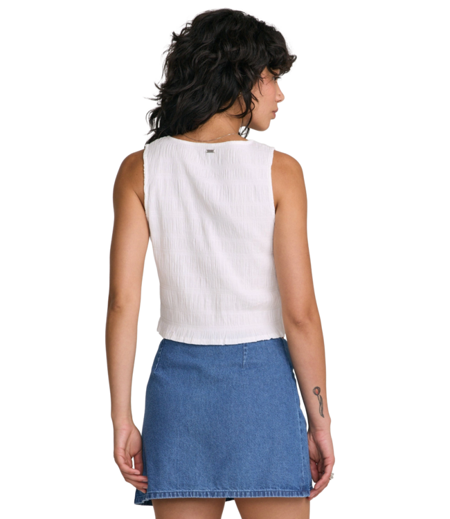 RVCA WOMENS SCRUNCH TOP CLOUD