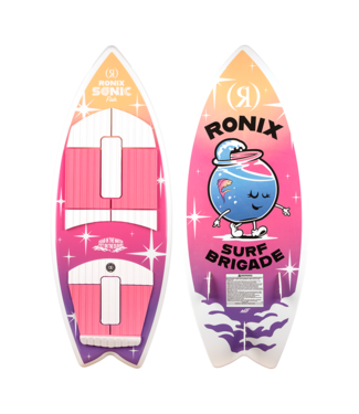 RONIX RONIX GIRLS SONIC FISH WAKESURF PINK SPLASH 2026