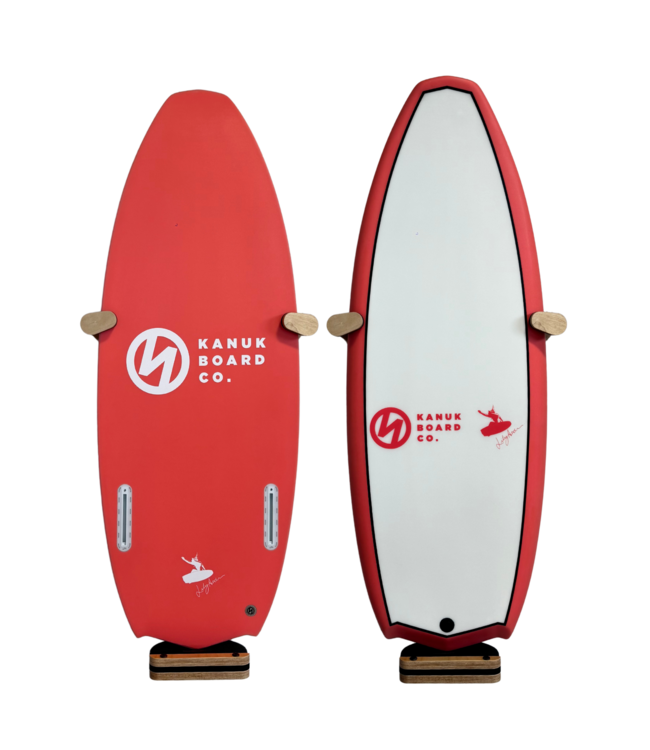 KANUK LILY PRO WAKE SURF BOARD - CHERRY RED 2026