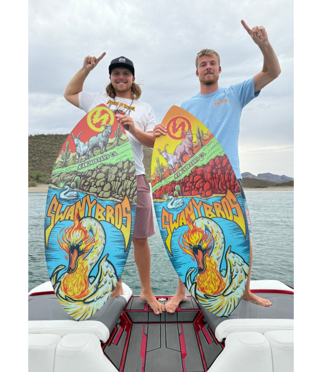 KANUK VEDDER CARBON PRO WAKE SURF BOARD - SWANY ICE 2026