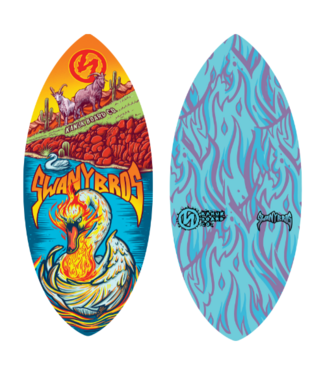 KANUK KANUK VEDDER CARBON PRO WAKE SURF BOARD - SWANY ICE 2026