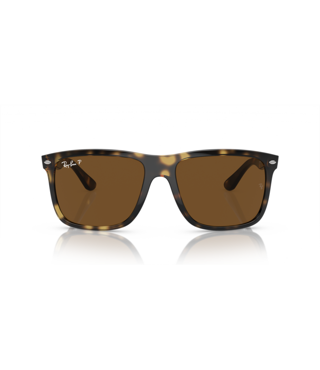 RAY-BAN BOYFRIEND TWO SUNGLASSES HAVANA w/ BROWN POLAR