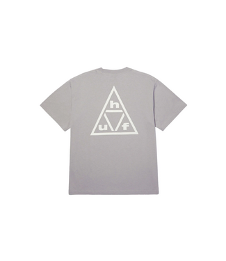 HUF MENS TRIPLE TRIANGLE SHORT SLEEVE TEE LILAC CHALK