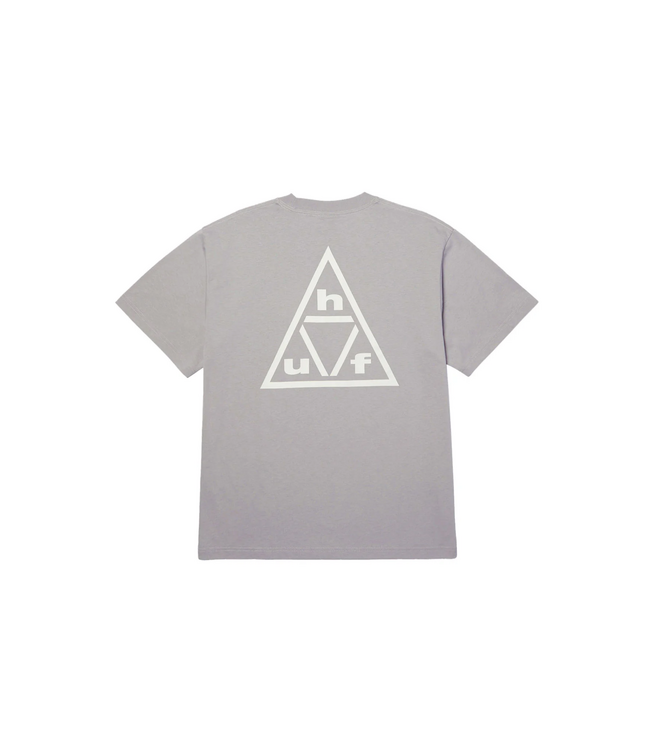 HUF MENS TRIPLE TRIANGLE SHORT SLEEVE TEE LILAC CHALK
