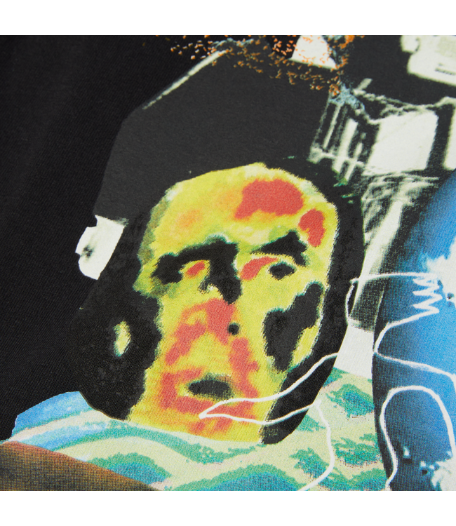 HUF MENS GIMME THE LOOT SHORT SLEEVE TEE BLACK