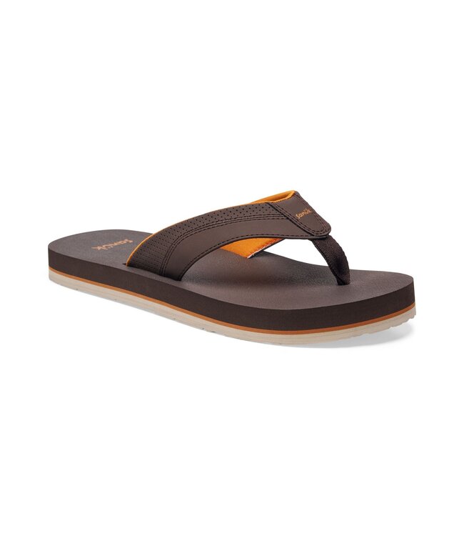 SANUK MENS BEER COZY IV SANDAL DEMITASSE