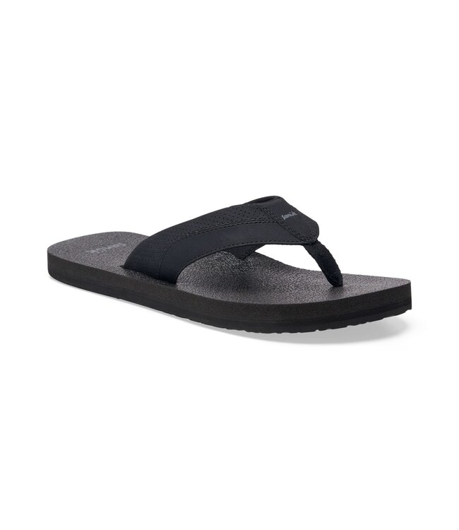 SANUK MENS BEER COZY IV SANDAL BLACK
