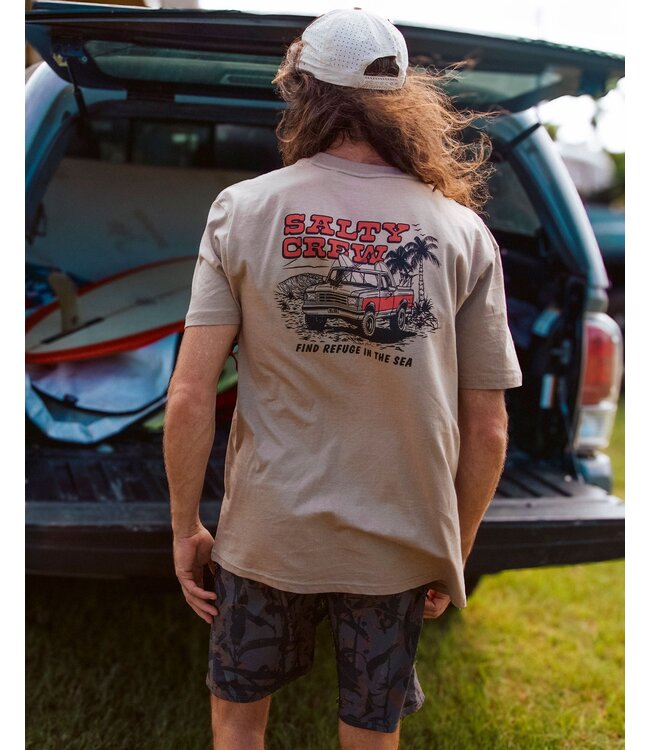 SALTY CREW MENS TRUCK STOP CLASSIC SHORT SLEEVE TEE TWIG