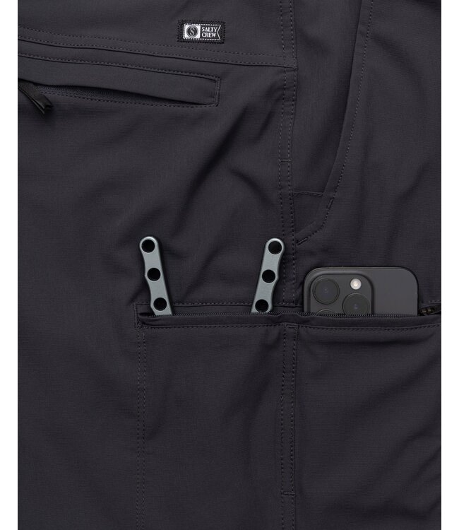 SALTY CREW MENS TRANSOM TECH SHORT HYBRID SHORT PHANTOM