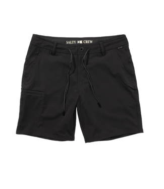 SALTY CREW MENS TRANSOM TECH SHORT HYBRID SHORT PHANTOM