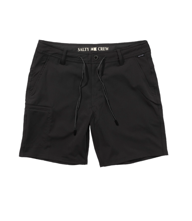 SALTY CREW MENS TRANSOM TECH SHORT HYBRID SHORT PHANTOM