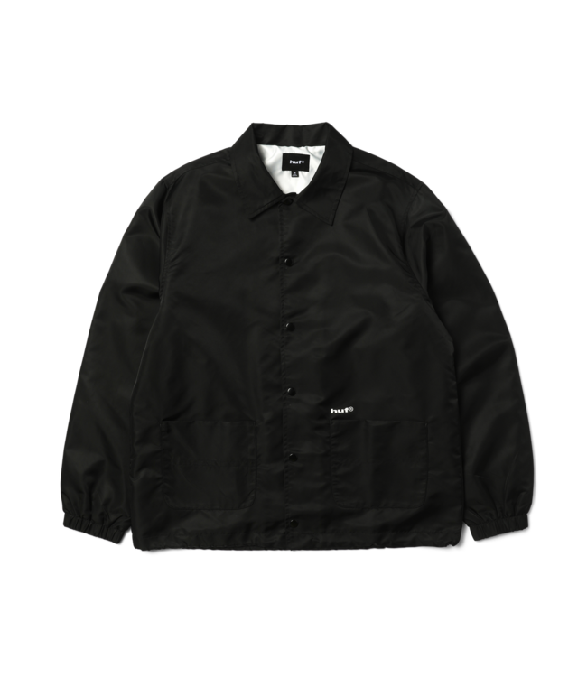 HUF MENS 89 COACHES JACKET BLACK/WHITE