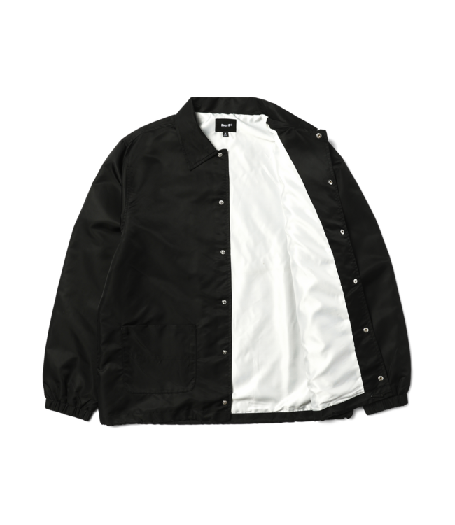HUF MENS 89 COACHES JACKET BLACK/WHITE