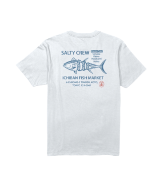 SALTY CREW MENS ICHIBAN SHORT SLEEVE TEE WHITE