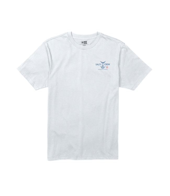 SALTY CREW MENS ICHIBAN SHORT SLEEVE TEE WHITE
