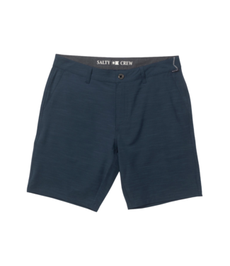 SALTY CREW MENS DRIFTER 19 SLUB HYBRID SHORT NAVY