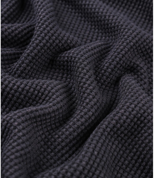 FORMER MENS AG ACID WAFFLE LONG SLEEVE TEE ACID BLACK