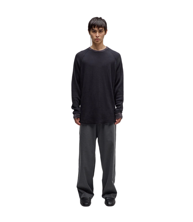 FORMER MENS AG ACID WAFFLE LONG SLEEVE TEE ACID BLACK