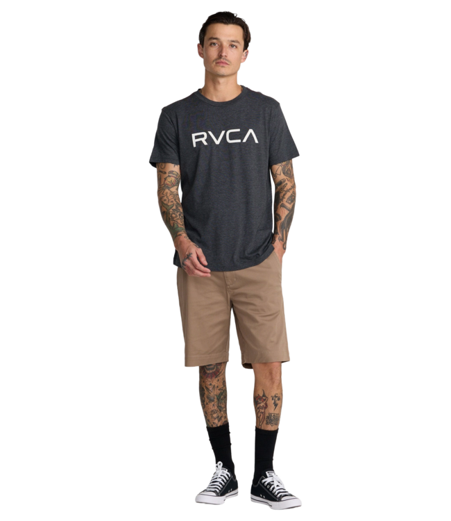 RVCA MENS WEEKEND STRETCH SHORT 20" DARK KHAKI