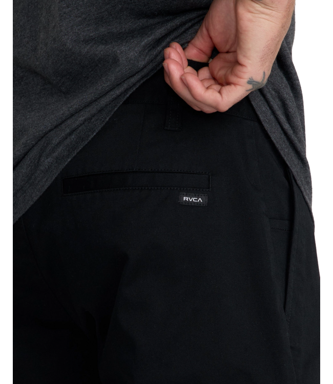 RVCA MENS WEEKEND STRETCH SHORT 20" BLACK