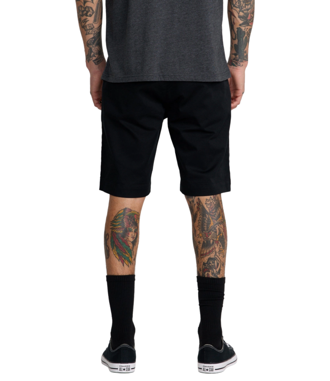 RVCA MENS WEEKEND STRETCH SHORT 20" BLACK
