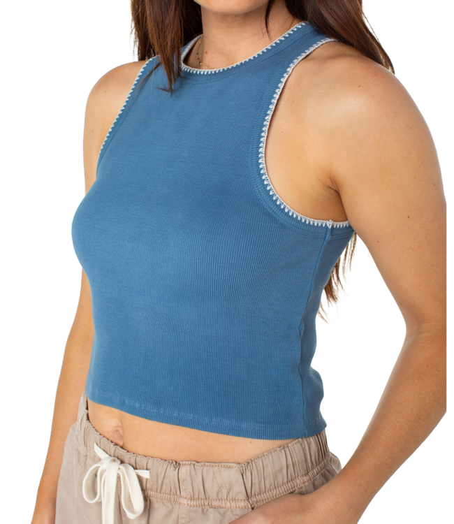 ROXY WOMENS MEANT TO BE TANK (BSL) BLUE