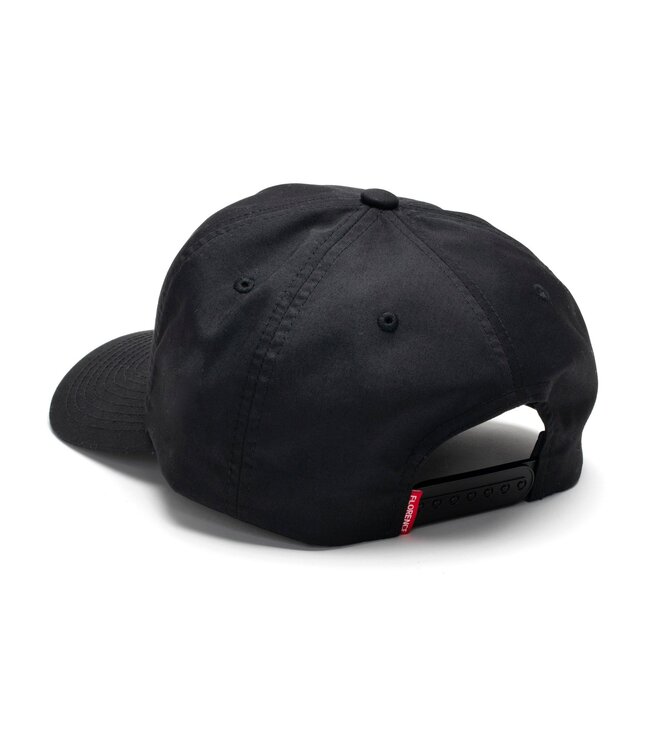 FLORENCE MENS LOGO TWILL SNAPBACK HAT BLACK