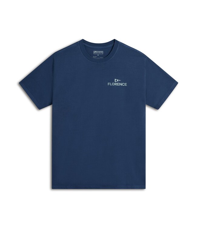 FLORENCE MENS CREW SHORT SLEEVE TEE DARK BLUE
