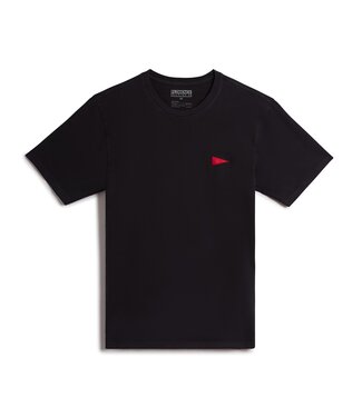 FLORENCE FLORENCE MENS BURGEE SHORT SLEEVE TEE BLACK
