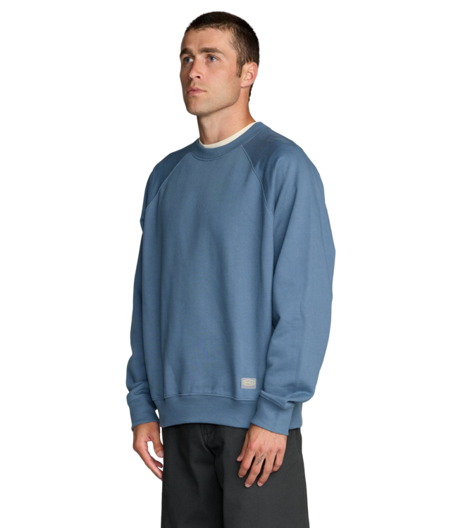 RVCA MENS DAYSHIFT 2 CREW SWEATER NAVY