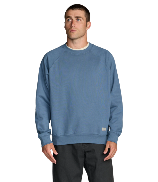 RVCA MENS DAYSHIFT 2 CREW SWEATER NAVY