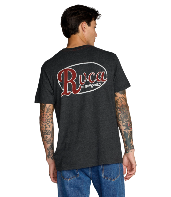 RVCA MENS CORRAL SHORT SLEEVE TEE BLACK
