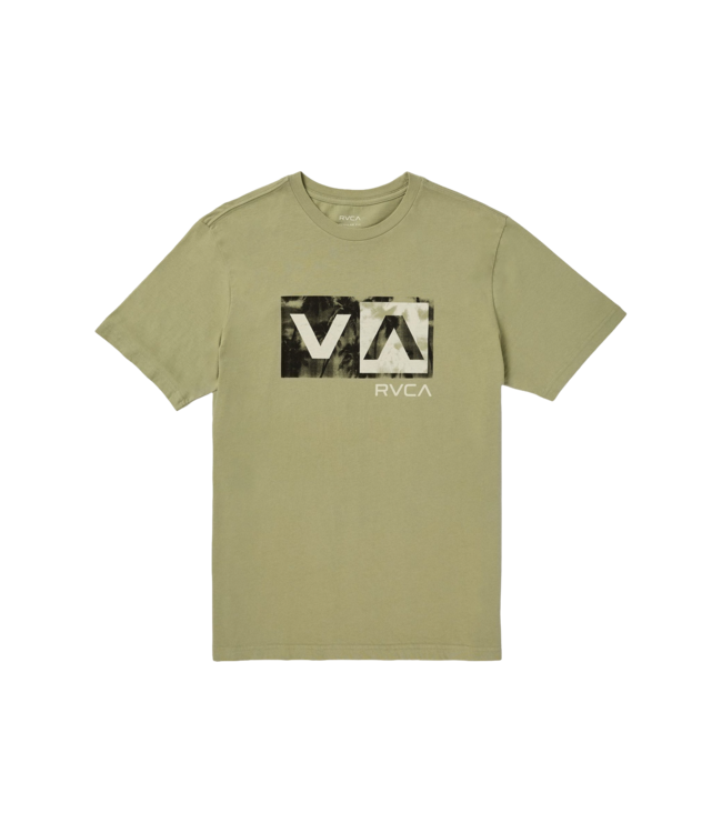 RVCA MENS BALANCE BOX SHORT SLEEVE TEE RANGER GREEN