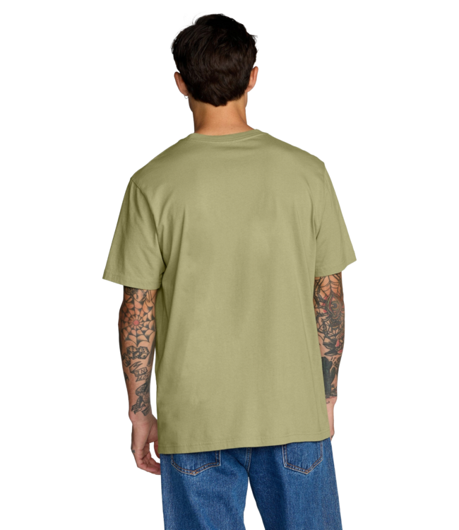 RVCA MENS BALANCE BOX SHORT SLEEVE TEE RANGER GREEN