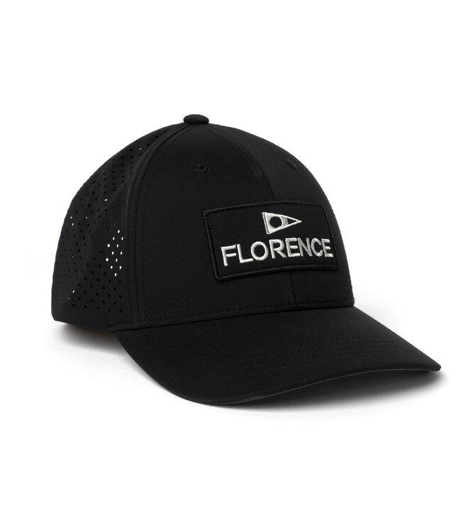 FLORENCE MENS AIRTEX TRUCKER HAT BLACK
