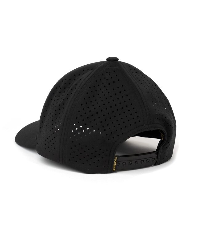 FLORENCE MENS AIRTEX TRUCKER HAT BLACK