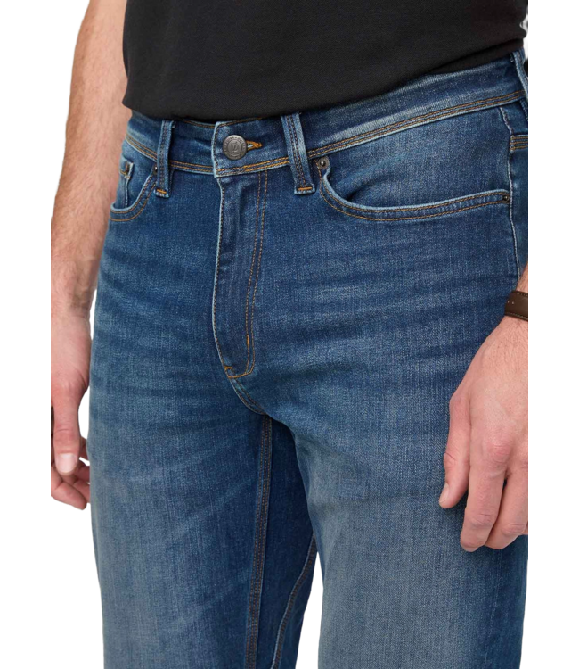 DUER MENS PERF STRAIGHT DENIM PANTS DUSTBOWL BLUE