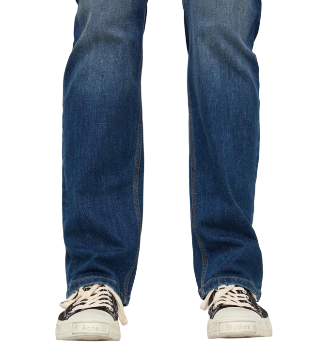 DUER MENS PERF STRAIGHT DENIM PANTS DUSTBOWL BLUE