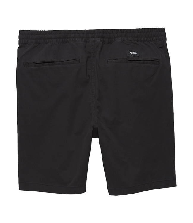 VANS MENS RANGE RELAXED ELASTIC SHORTS BLACK