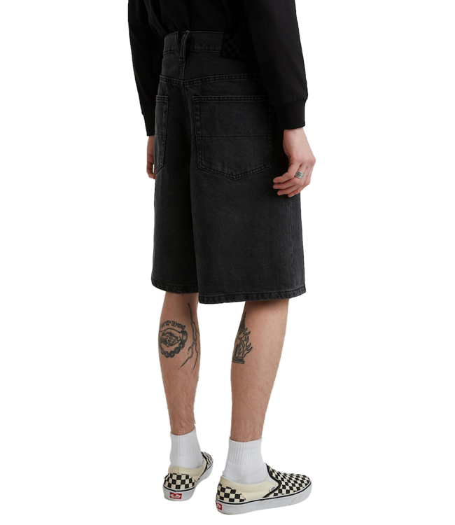 VANS MENS CHECK-5 BAGGY DENIM SHORTS SP26 (EMQ) WASHED BLACK