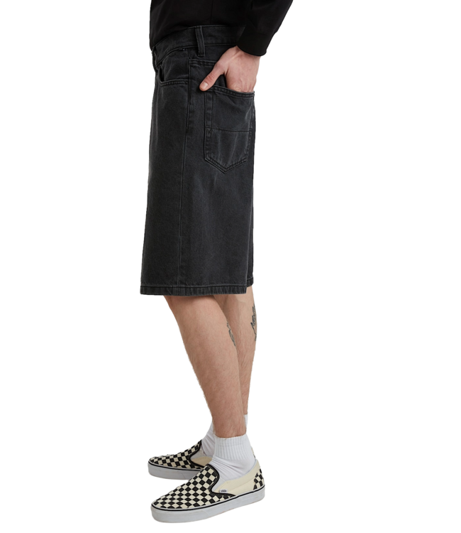 VANS MENS CHECK-5 BAGGY DENIM SHORTS SP26 (EMQ) WASHED BLACK