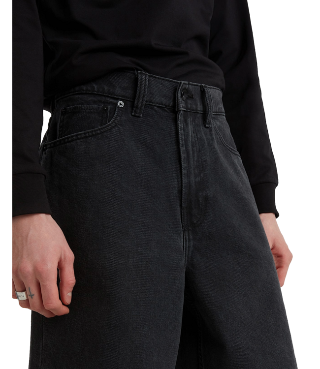 VANS MENS CHECK-5 BAGGY DENIM SHORTS SP26 (EMQ) WASHED BLACK
