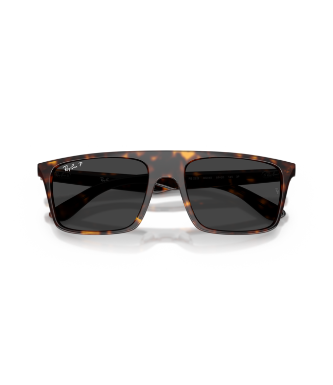 RAY-BAN RB2222 SUNGLASSES HAVANA w/ BLACK POLAR