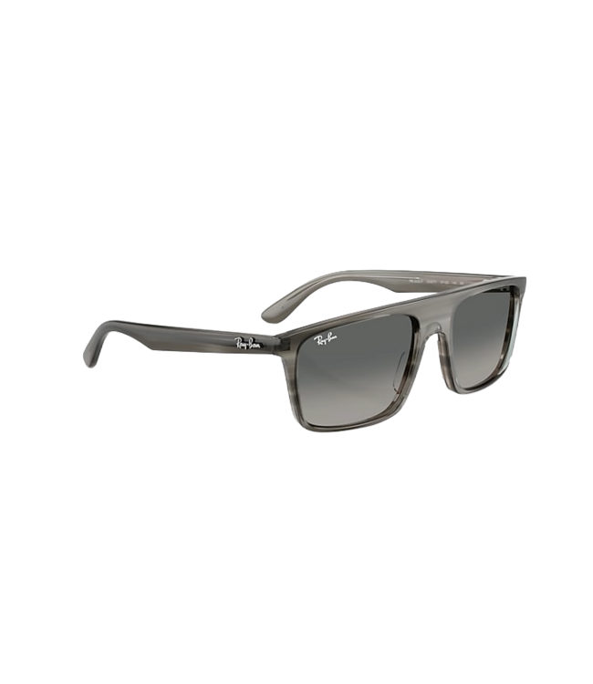 RAY-BAN RB2222 SUNGLASSES STRIPED GREY w/ GRAD GREY