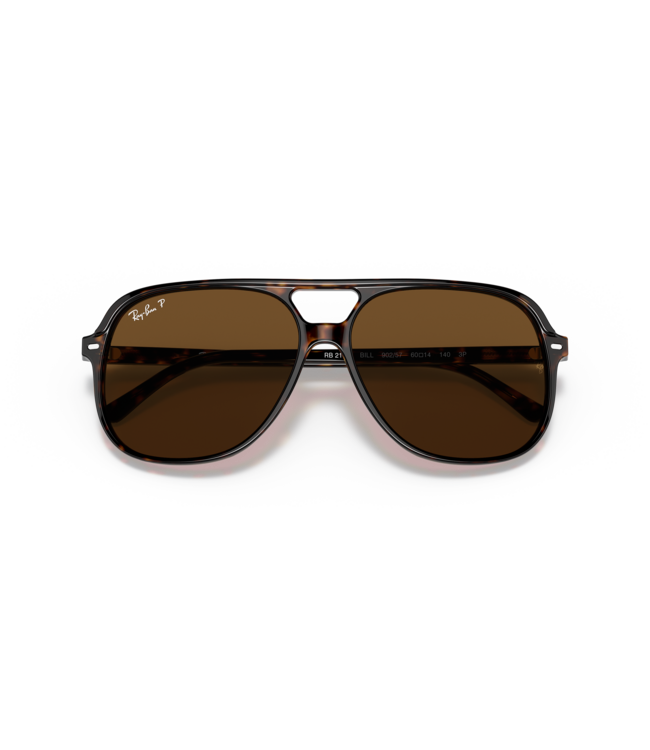 RAY-BAN BILL SUNGLASSES HAVANA w/ BROWN POLAR