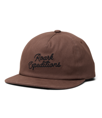ROARK MENS VENTURE EXPEDITIONS SNAPBACK HAT COCOA BEAN