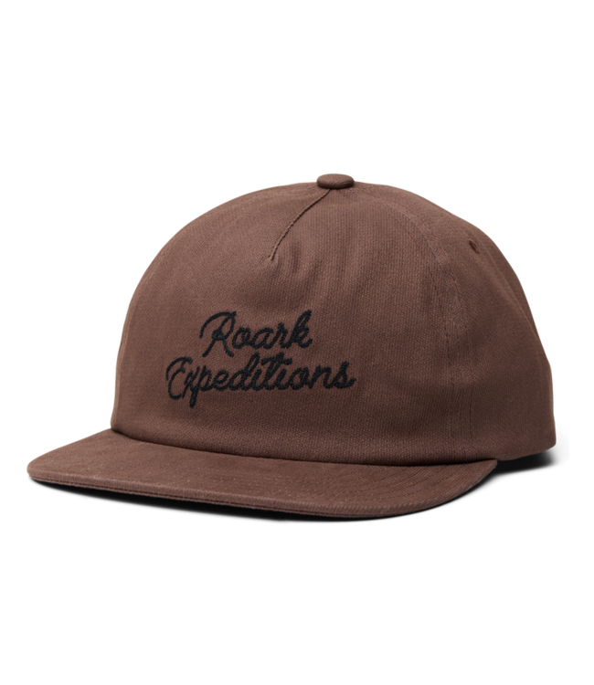 ROARK MENS VENTURE EXPEDITIONS SNAPBACK HAT COCOA BEAN
