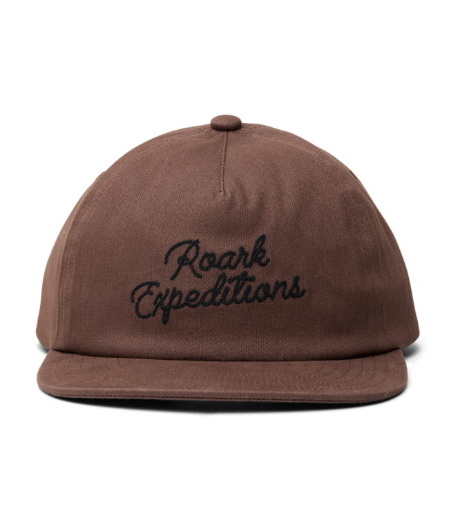 ROARK MENS VENTURE EXPEDITIONS SNAPBACK HAT COCOA BEAN
